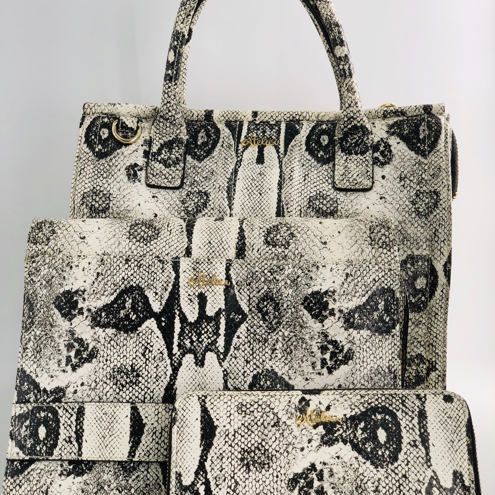 Brahmin Atelier Black Chatham Trio